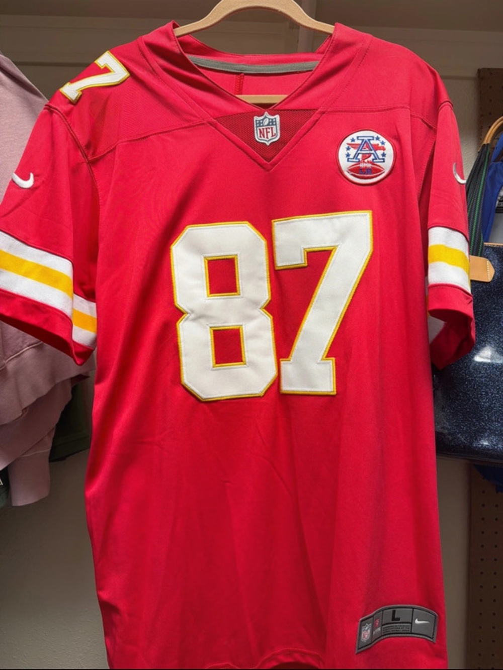 Custom Kansas City Chiefs Swift 87 Football Jersey